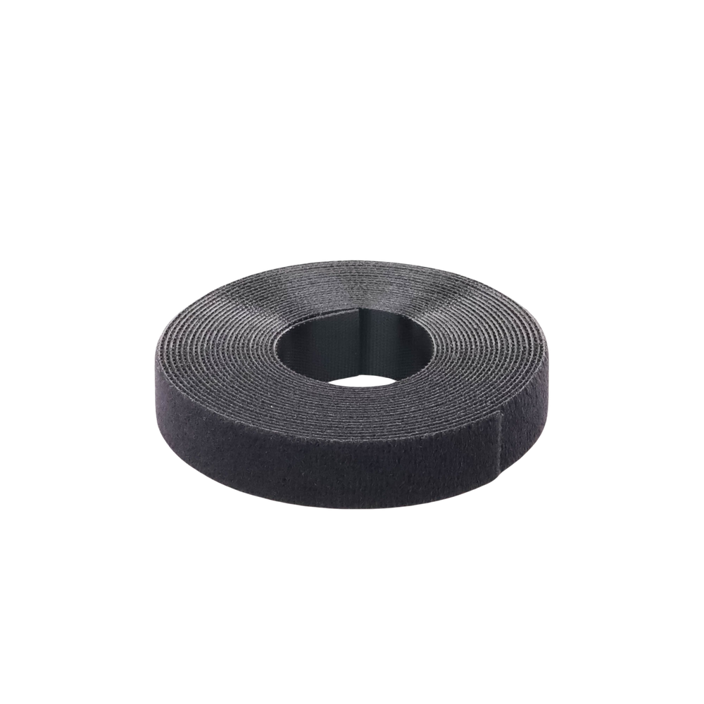 Rollo de Cinta de Contacto, de 15 Pies (4.5m) de Largo, 19.1 mm de Ancho, Color Negro - Image 4