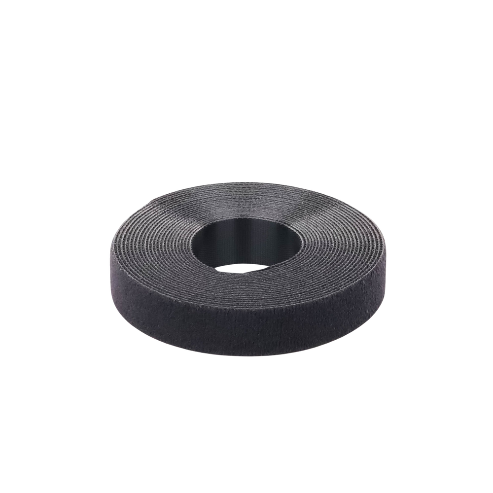 Rollo de Cinta de Contacto, de 15 Pies (4.5m) de Largo, 19.1 mm de Ancho, Color Negro - Image 5