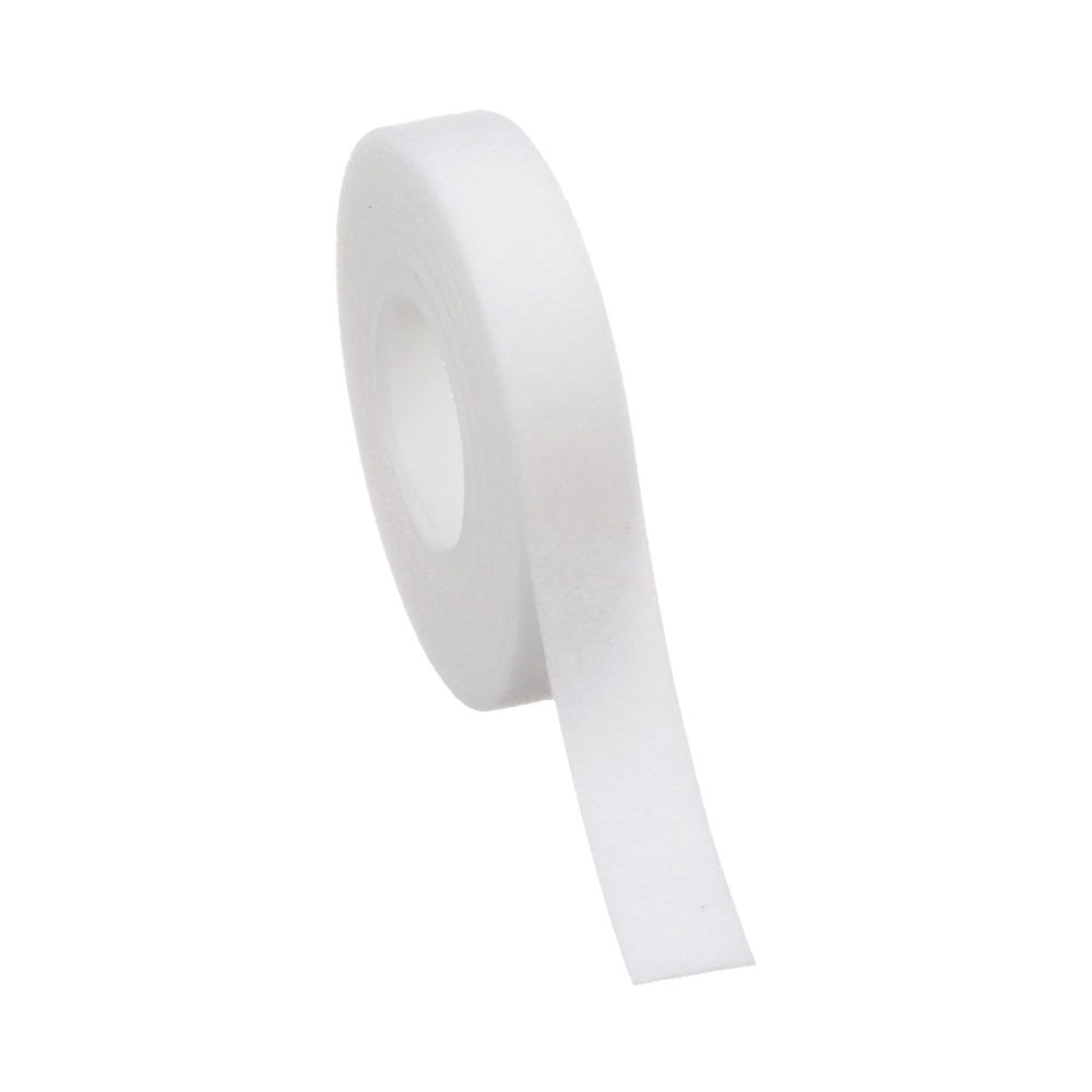 Rollo de Cinta de Contacto, de 15 Pies (4.5m) de Largo, 19.1 mm de Ancho, Color Blanco - Image 2