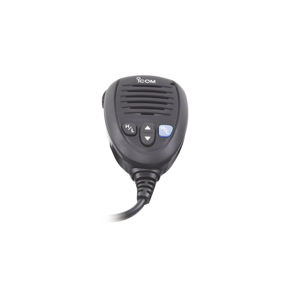 Micrófono color negro con conector de peineta para radios IC-M424 y IC-M506