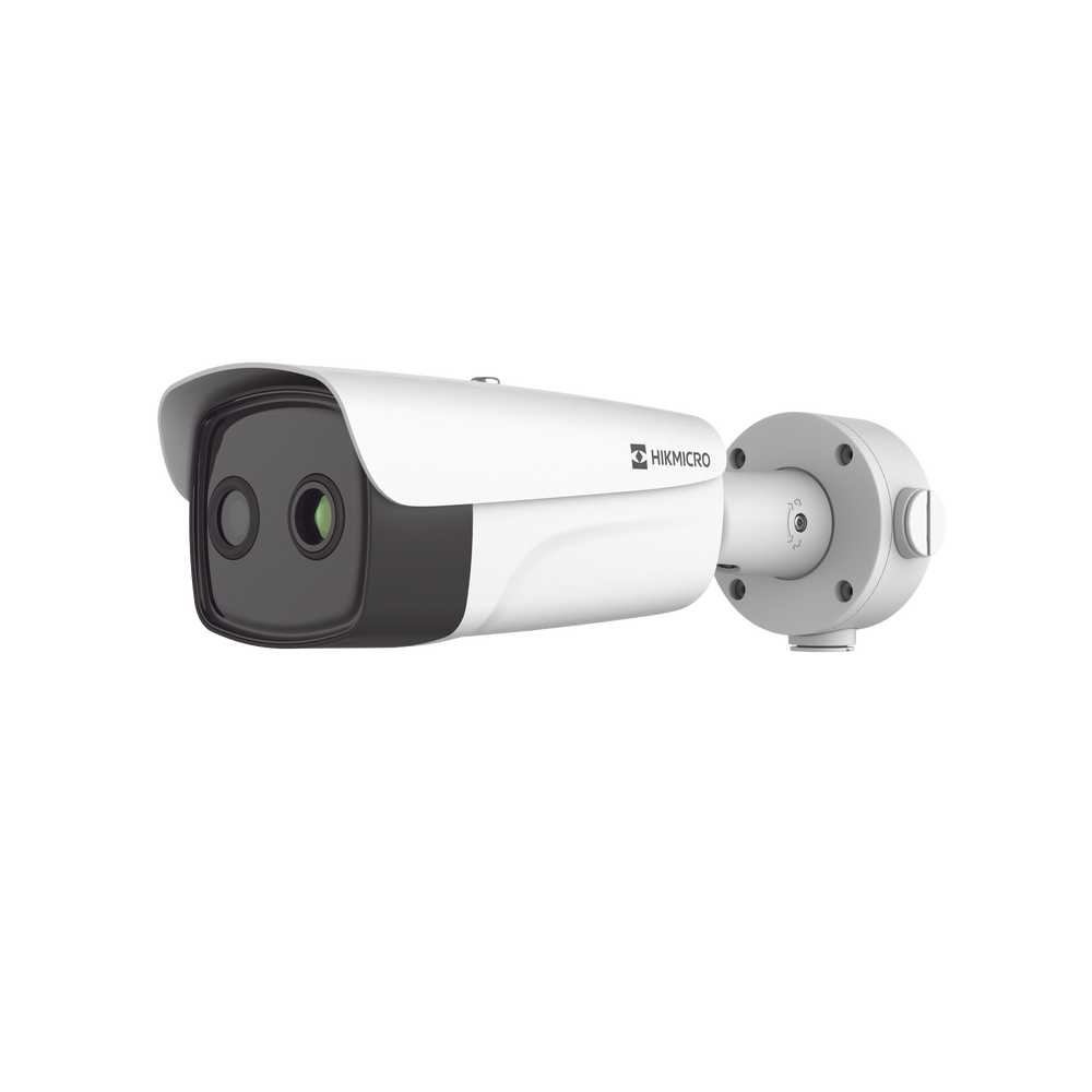 Bala IP Térmica 640 × 512 / Lente 35 mm / Termométrica / Detección de Temperatura / PoE+ / Exterior IP67 / Recubrimiento Anticorrosivo / MicroSD