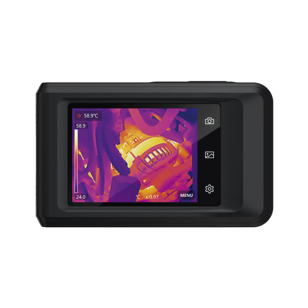 Pocket2 - Cámara Termográfica de Bolsillo / Pantalla Táctil 3.5" / Resolución IR 256 x 192 y Visual 8MP / Rango de -20°C a 400°C / SuperIR / Wi-Fi y Bluetooth / Memoria 16GB