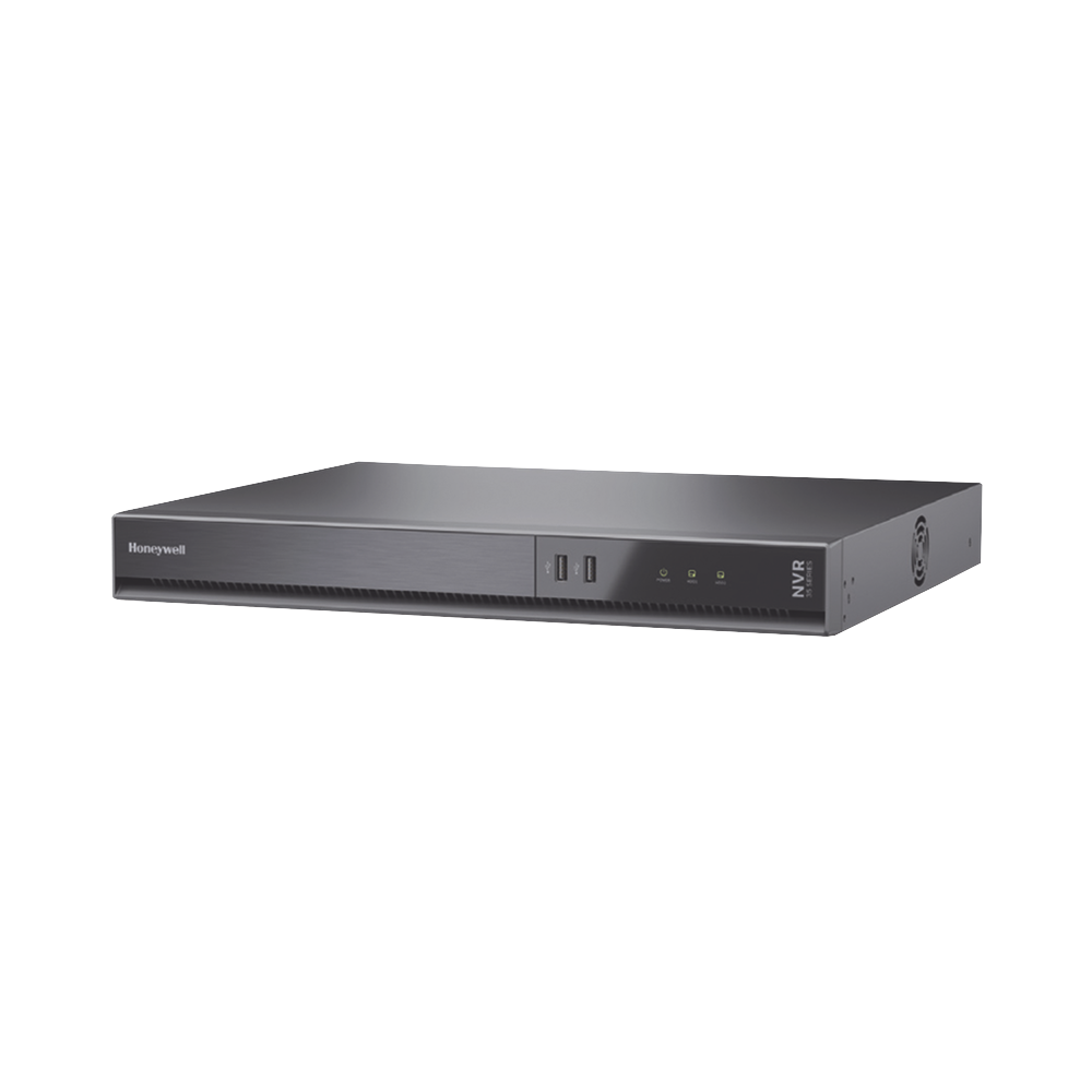 NVR 8 MP 4K / 8 Canales IP / 8 Puertos PoE+ / H.265 / 8 TB (Incluidos) / NDAA / ONVIF / Audio y Alarmas I/O / Soporta IA / Serie 35 / Honeywell Security