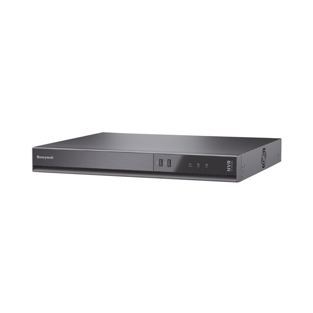 NVR 8 MP 4K / 16 Canales IP / 16 Puertos PoE+ / H.265 / 10 TB (Incluidos) / NDAA / ONVIF / Audio y Alarmas I/O / Soporta IA / Serie 35 / Honeywell Security