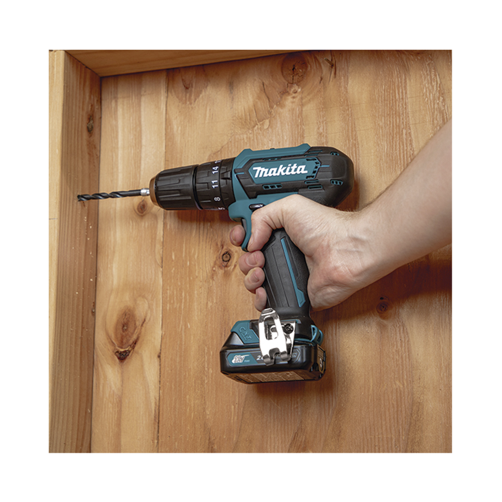 Taladro Combinado de 12Vcc, con tecnología CXT, (Incluye 2 Baterías y Cargador Rápido, Maletín plástico). - Image 5