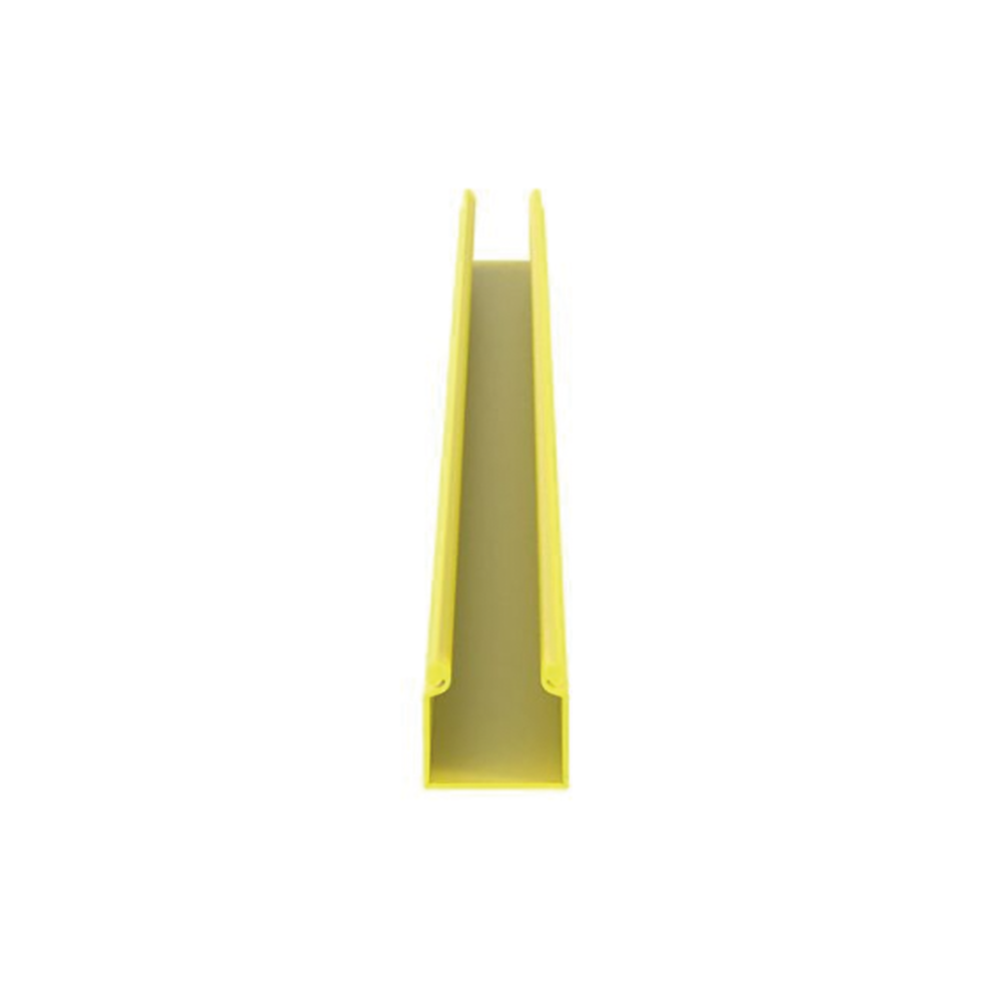 Canaleta FiberRunner™ 2X2 sin Tapa, de PVC Rígido, Color Amarillo, 1.8 m de Largo - Image 2