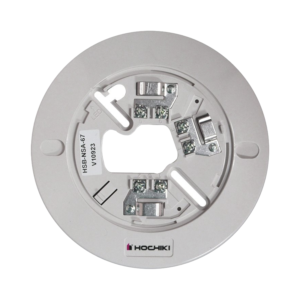 Base De 6" Color Hueso Para Sensores Análogos Direccionales Hochiki (0300-06820) 7TH Edición UL268