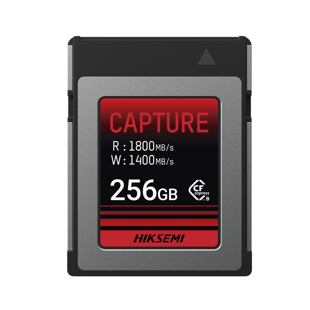 Memoria CFexpress tipo B / Clase 10 de 256 GB / Especializada para Cámaras de Fotografía y Video / 1800 MB/s Lectura / 1400 MB/s Escritura