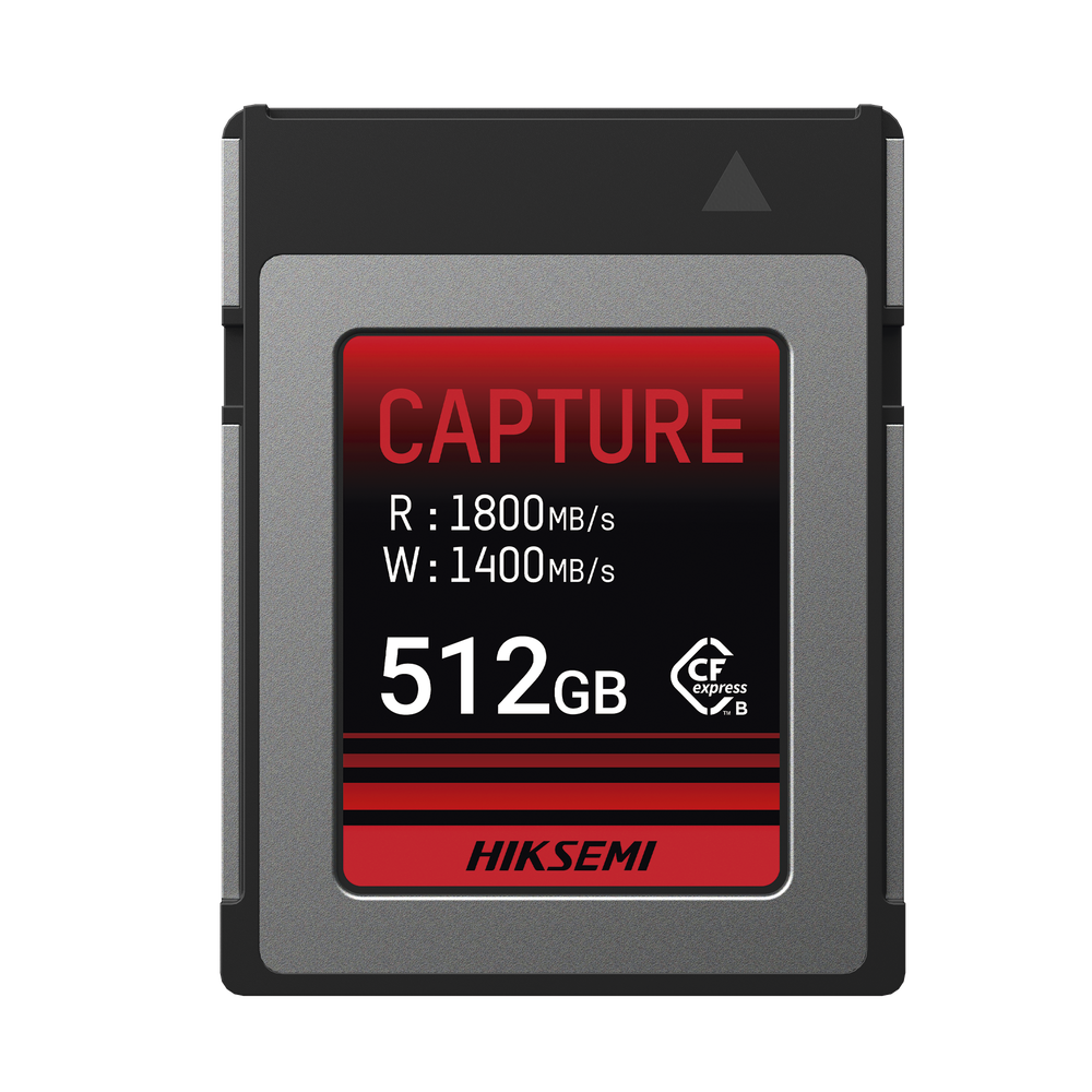 Memoria CFexpress tipo B / Clase 10 de 512 GB / Especializada para Cámaras de Fotografía y Video / 1800 MB/s Lectura / 1700 MB/s Escritura