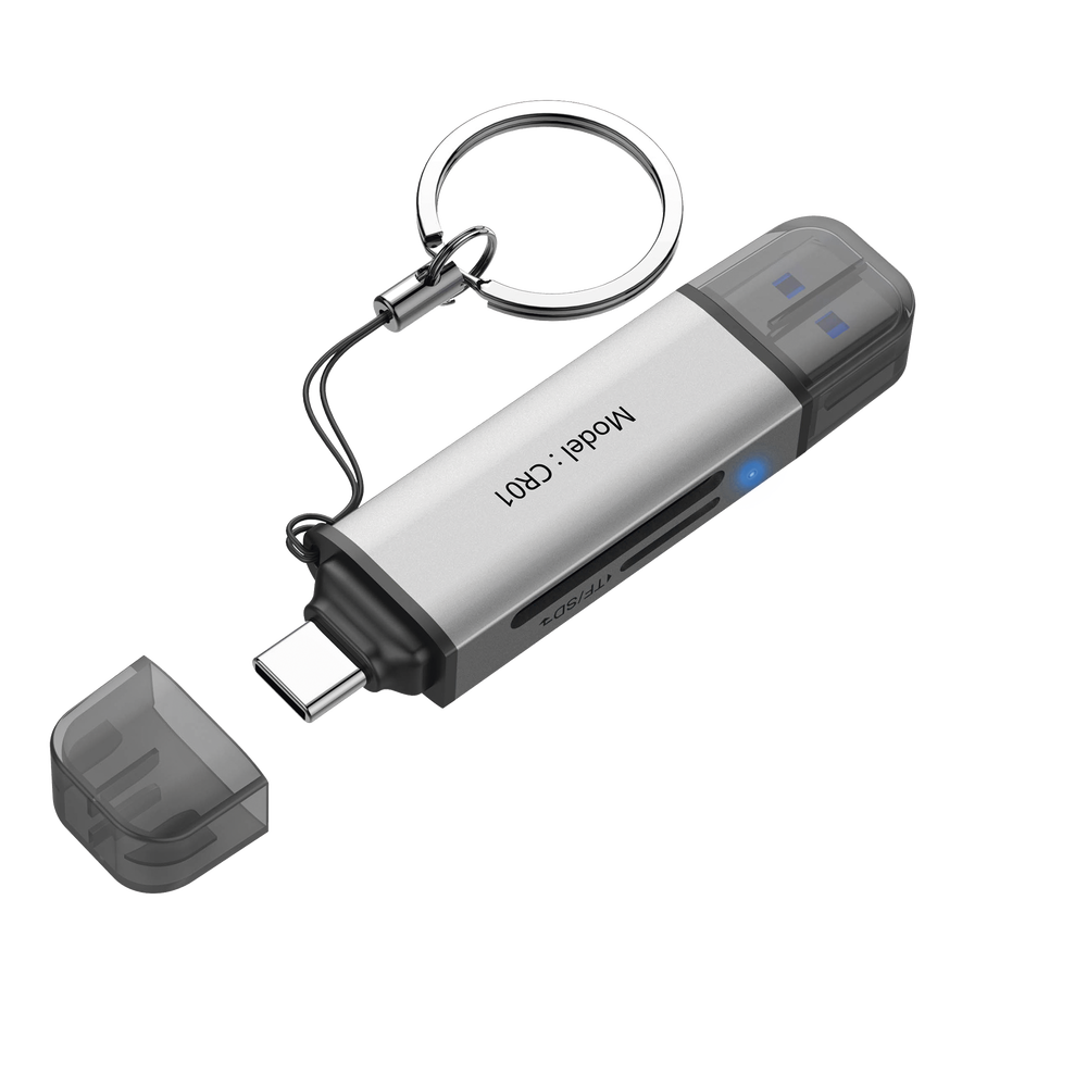Lector de Tarjetas 2 en 1 / Conector Dual USB-A y USB-C / Soporta SD y Micro SD - Image 2