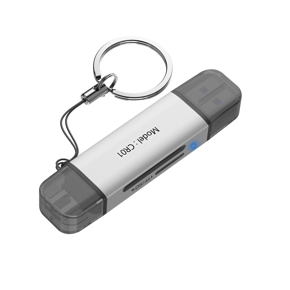 Lector de Tarjetas 2 en 1 / Conector Dual USB-A y USB-C / Soporta SD y Micro SD - Image 4