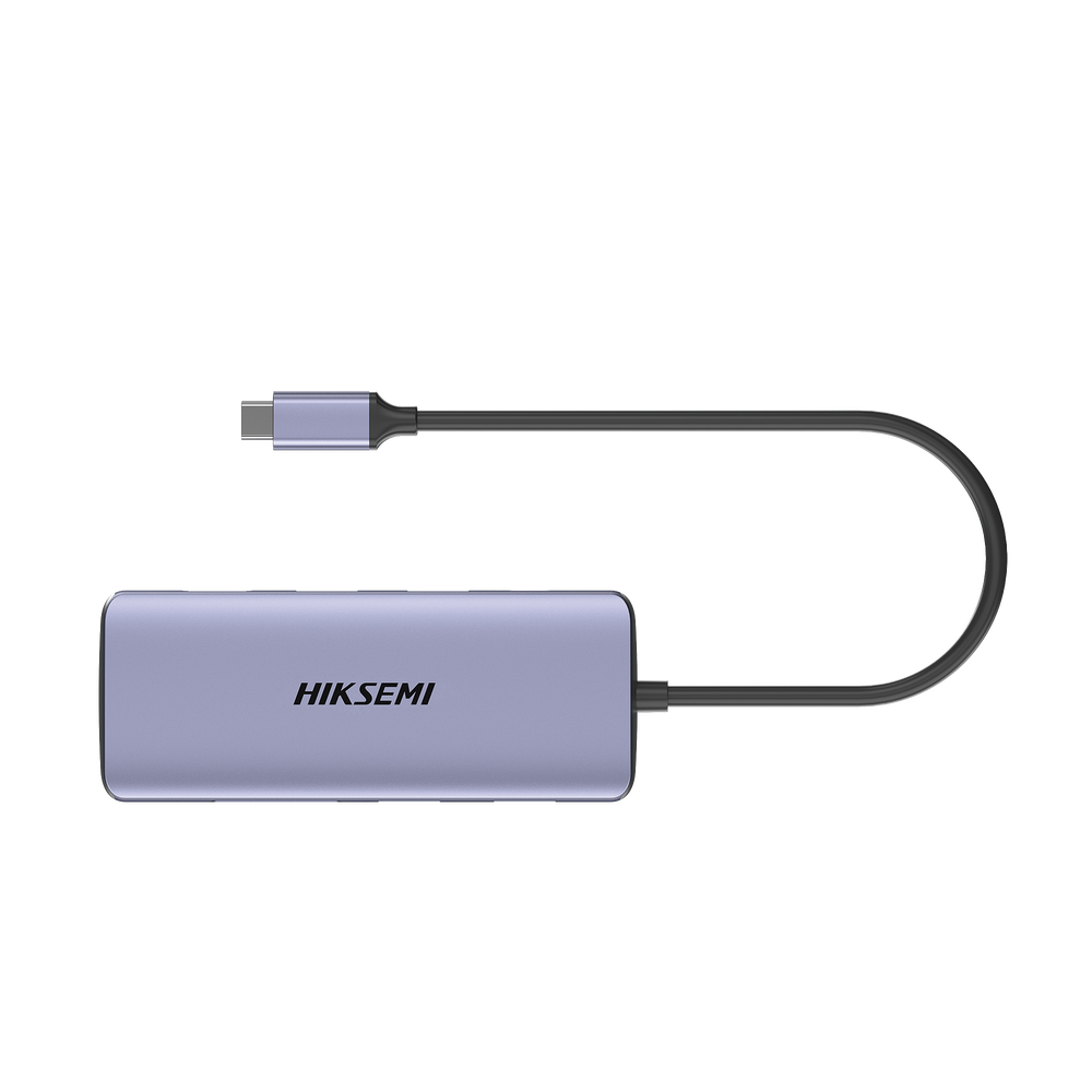 Hub (Adaptador) USB - C / 8 en 1 / 1 Salida HDMI (4K) / 1 Salida USB 2.0 / 3 Salidas USB 3.0 / 1 Salida SD (Memoria SD) / 1 Salida TF (Micro SD) / 1 Entrada USB - C (Carga Rapida / 100 Watts)