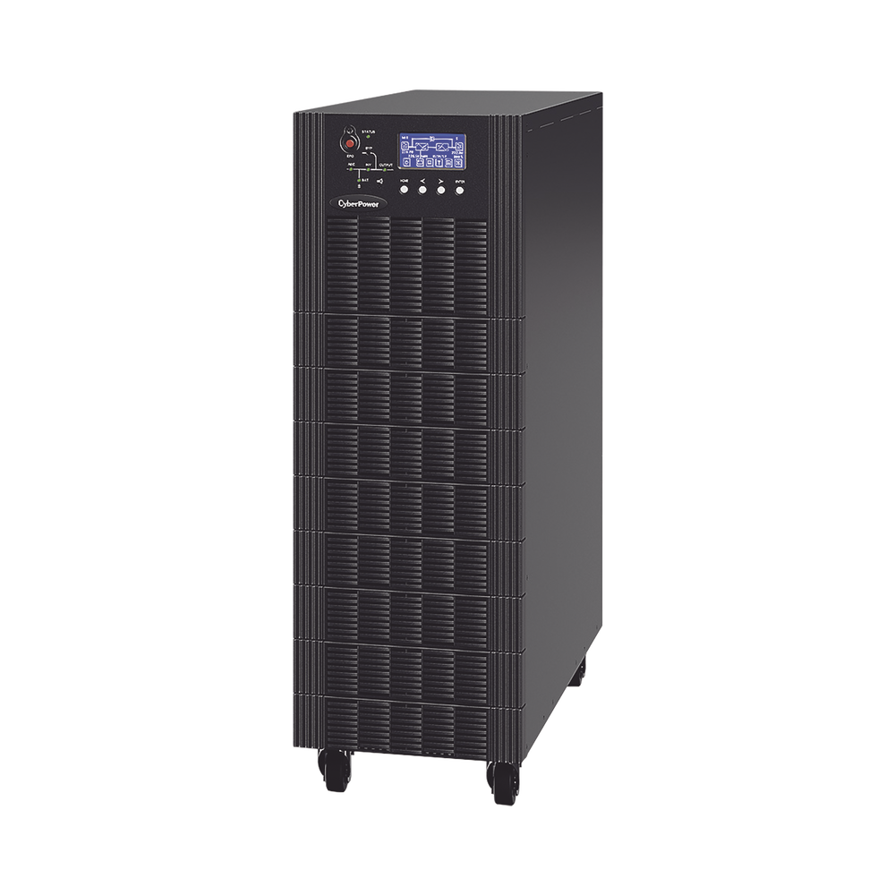 UPS Trifásico de 20 kVA/18 kW, Topología Online Doble Conversión, Voltaje de 208/220 Vca de L-L, Respaldo de 5 Minutos al 100% de Carga, Incluye Módulo y Banco de Baterías