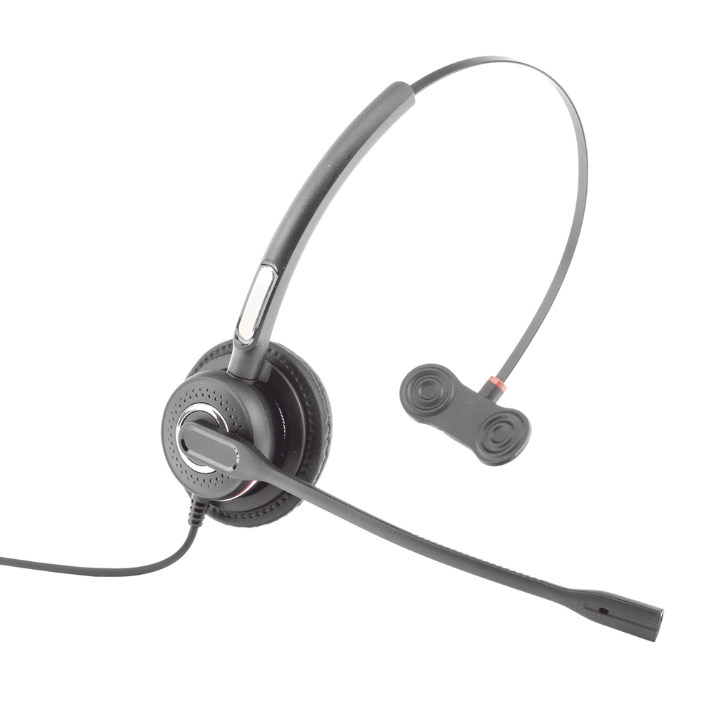 Diadema monoaural con tecnología antishock para teléfonos IP FANVIL y Polycom con micrófono de cancelación de ruido, larga durabilidad - Image 3