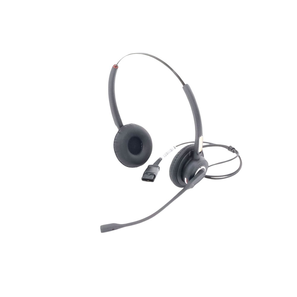 Diadema binaudal (duo) con tecnología antishock para teléfonos IP FANVIL y Polycom con micrófono de cancelación de ruido, larga durabilidad - Image 3