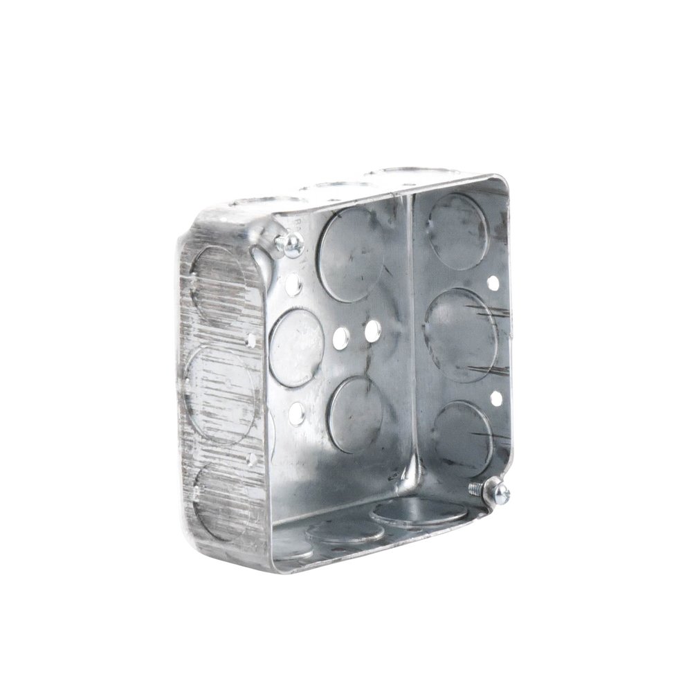 Caja Cuadrada 4 x 4"/ Profundidad 1- 1/2"/ Cuenta con 11 Entradas de 1/2" y 6 de 3/4".. - Image 3