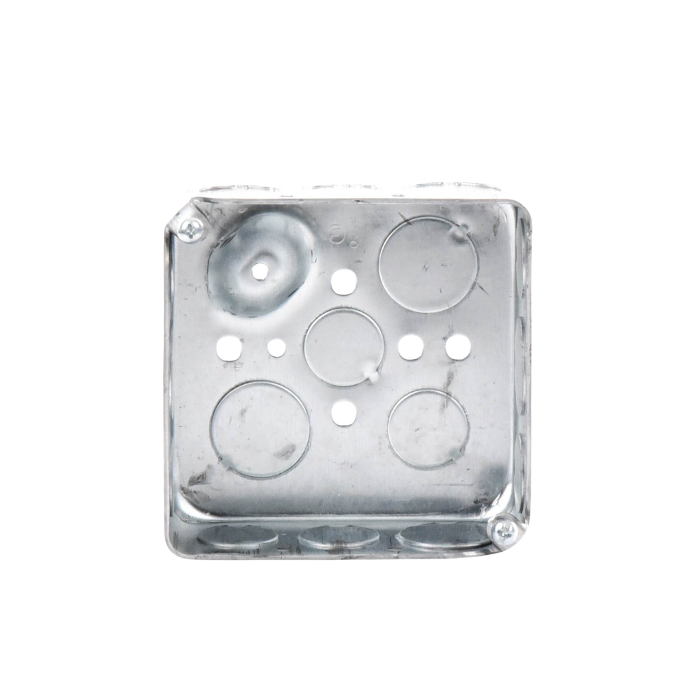 Caja Cuadrada 4 x 4"/ Profundidad 1- 1/2"/ Cuenta con 11 Entradas de 1/2" y 6 de 3/4".. - Image 4