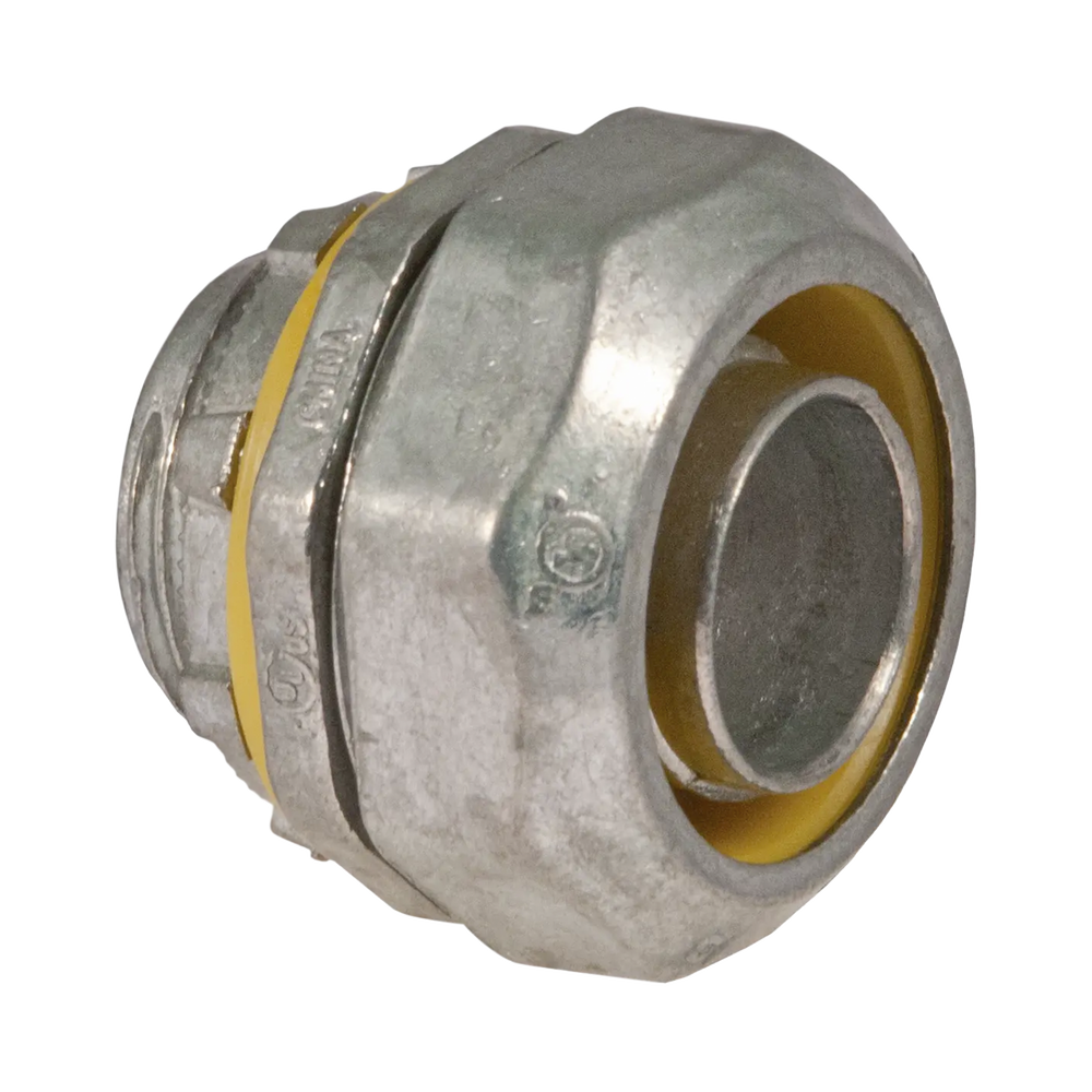 Conector recto metálico para tubería liquidtight de 2" (51 mm).