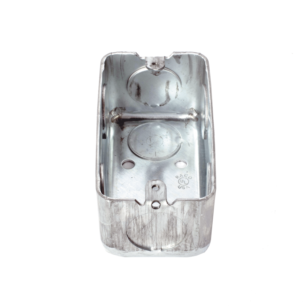 Caja (Chalupa) 4x2" / Profundidad 1-7/8" / 7 Entradas de 3/4" / Troquelada.