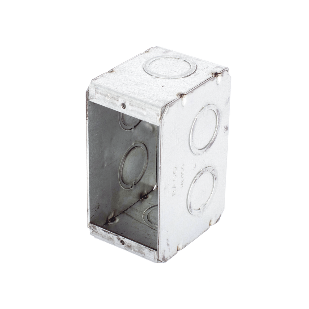 Caja (Chalupa) Multigang de 1 Gang/ Profundidad de 2-1/2 Pulgadas (6.35 cm)/ 8 TKO (1/2 y 3/4). - Image 2