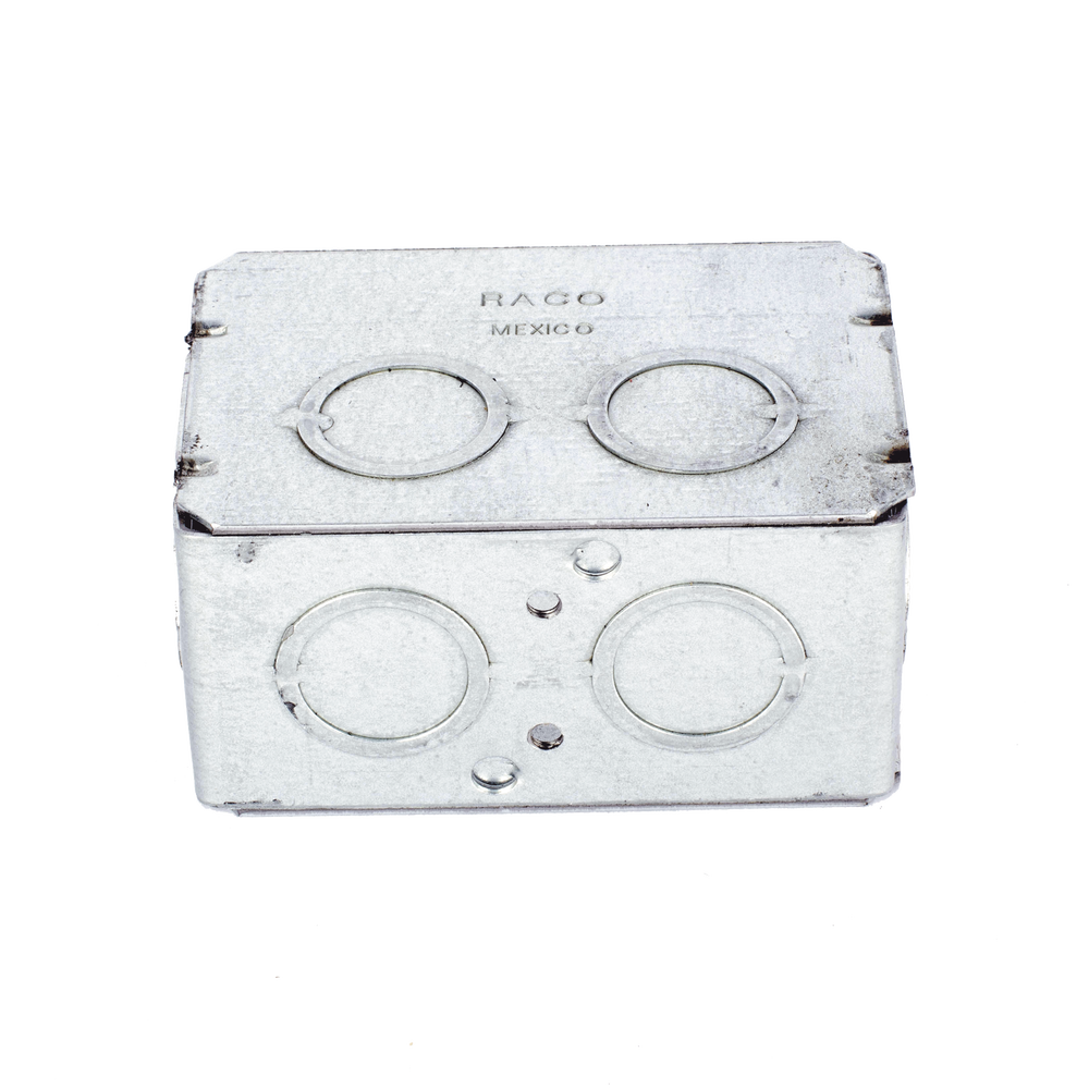 Caja (Chalupa) Multigang de 1 Gang/ Profundidad de 2-1/2 Pulgadas (6.35 cm)/ 8 TKO (1/2 y 3/4). - Image 6