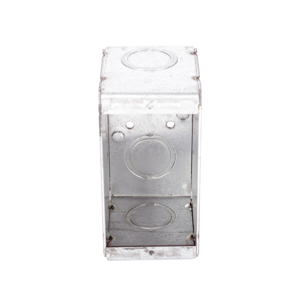 Caja (Chalupa) Multigang de 1 Gang/ Profundidad de 2-1/2 Pulgadas (6.35 cm)/ 8 TKO (1/2 y 3/4).