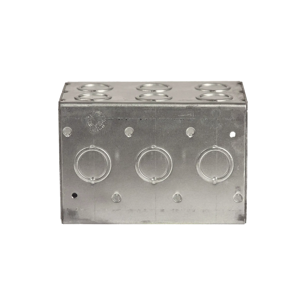 Caja Multigang de 3 Gangs/ Profundidad de 3-1/2 Pulgadas (8.89 cm)/ 19 Entradas de 1/2 - 3/4 Pulgadas (1.27 - 1.91 cm) - Image 3