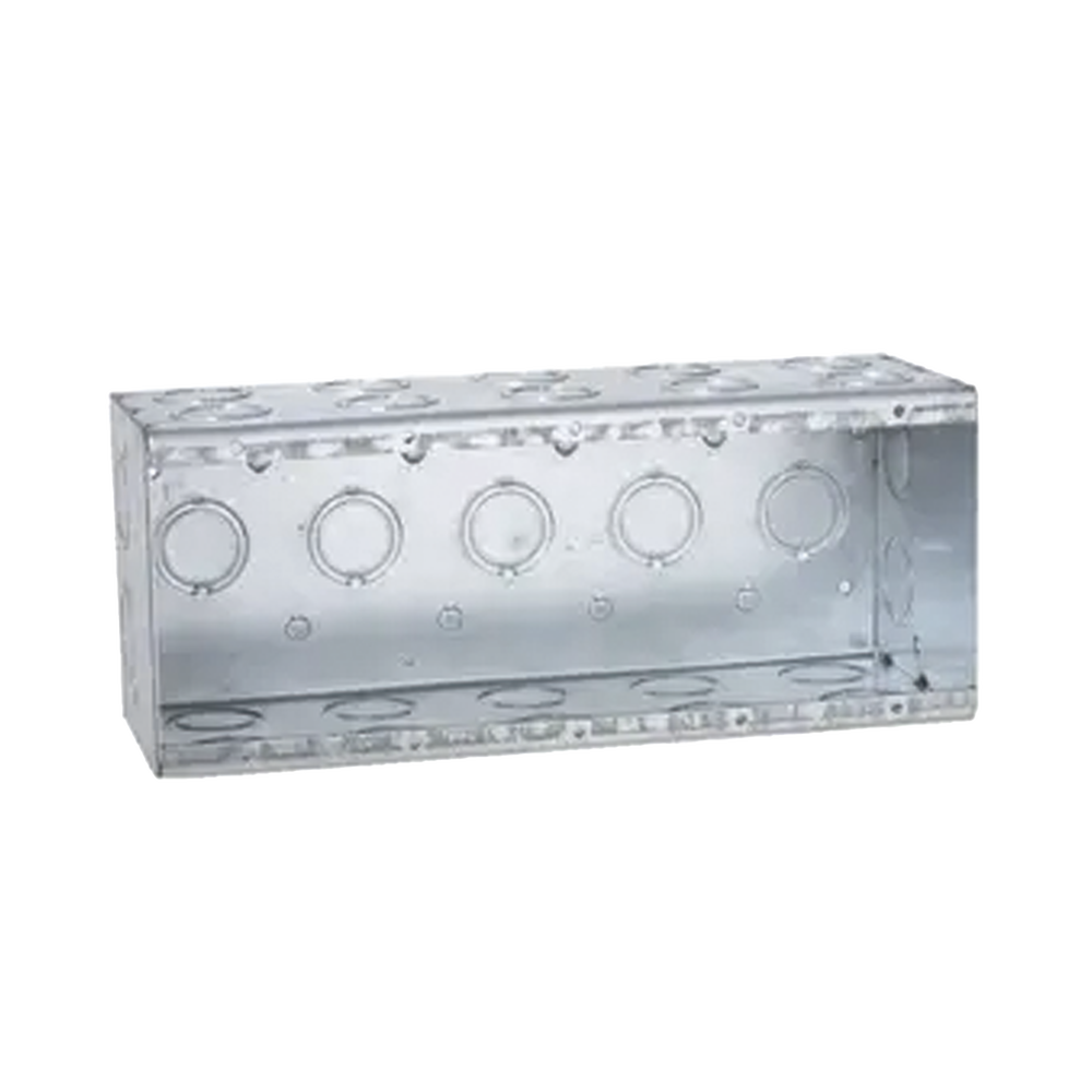 Caja Multigang de 5 Gangs/ Profundidad de 3-1/2 Pulgadas (8.89 cm)/ 29 Entradas de 1/2 - 3/4.