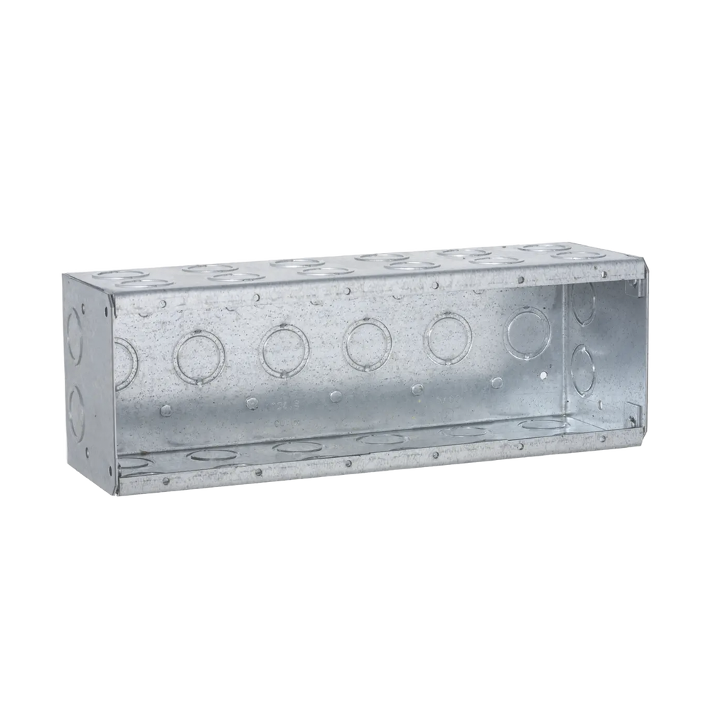 Caja Multigang de 6 Gangs/ Profundidad de 3-1/2 Pulgadas (8.89 cm)/ 34 Entradas de 1/2 - 3/4 Pulgadas (1.27 - 1.91 cm)