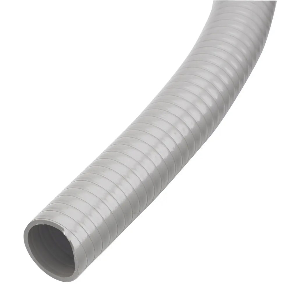 Manguera hermética flexible tipo PolyTuff no metálica, gris de 1" y 100 pies. Uso comercial/industrial. - Image 2