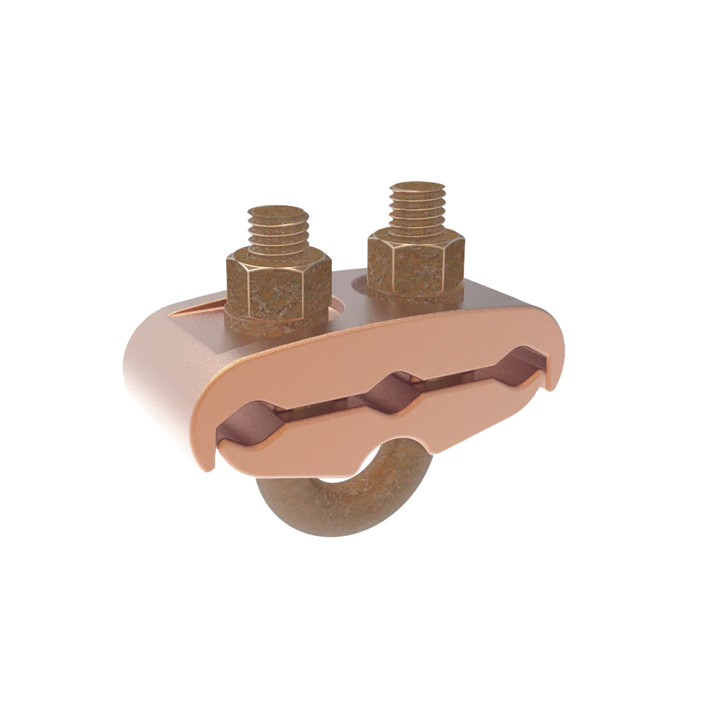 Conector Mecánico para 3 Cables para Calibre 2/0 AWG - 250 KCMIL a Tubería de 3/8" o Varilla 5/8" - 3/4". - Image 6