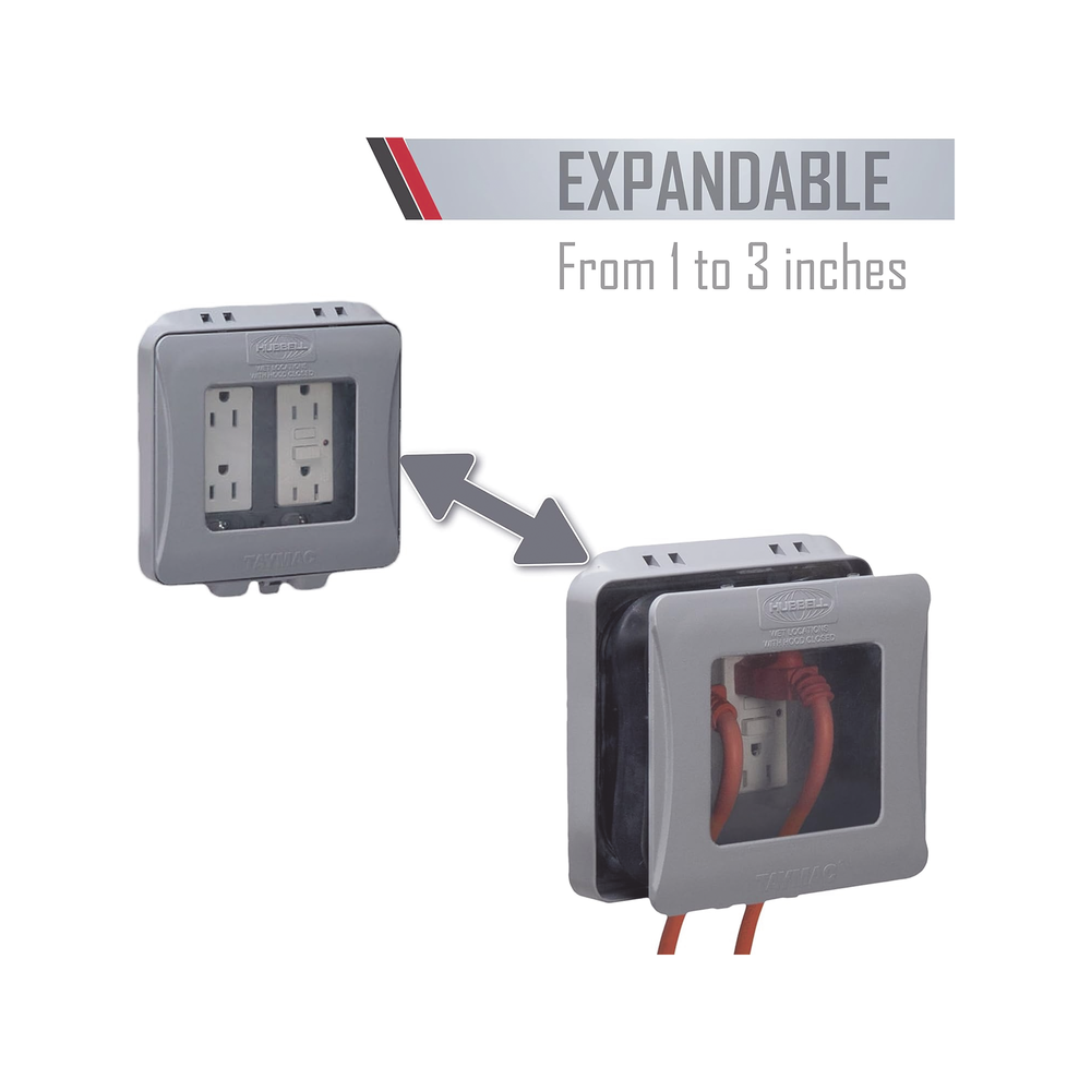 Cubierta Impermeable/ 2 Unidades/ Vertical/ Servicio Pesado/ Expandible/ Color Gris. - Image 7