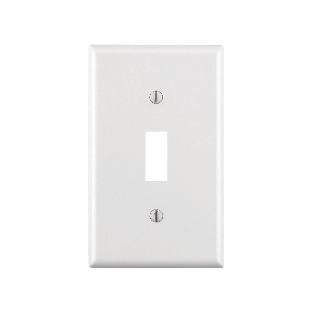 Placa para Interruptor de Palanca / Color Blanco.