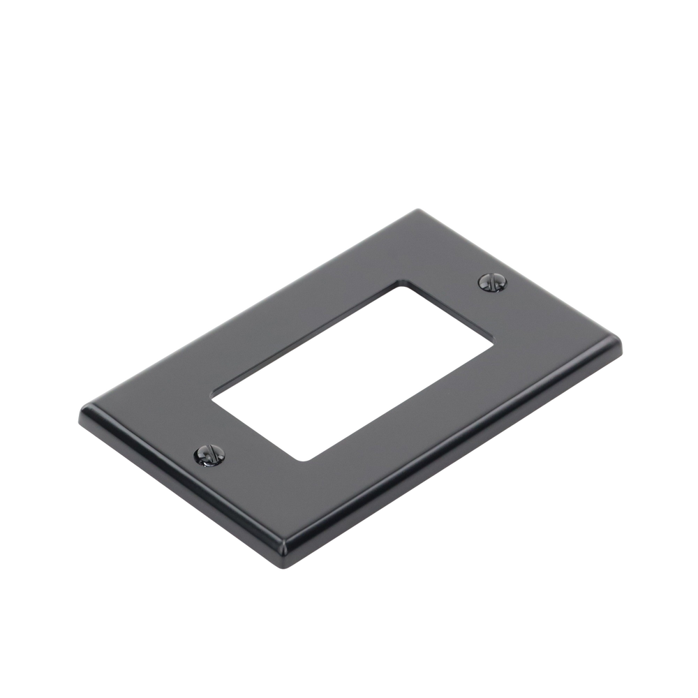 Tapa para Contacto Dúplex Color Negro. - Image 4