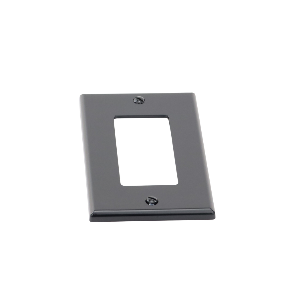 Tapa para Contacto Dúplex Color Negro. - Image 5