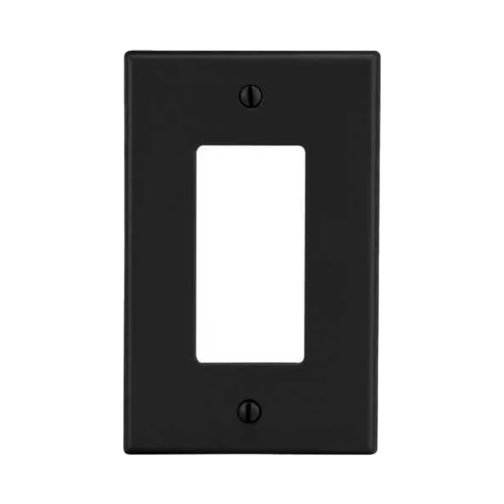 Tapa para Contacto Dúplex Color Negro.