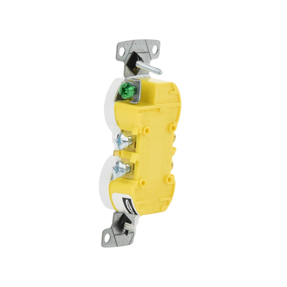 Contacto Duplex 15A 125V/ 2 Polos 3 Hilos/ Nema 5-15R/ Color Blanco. - Image 2