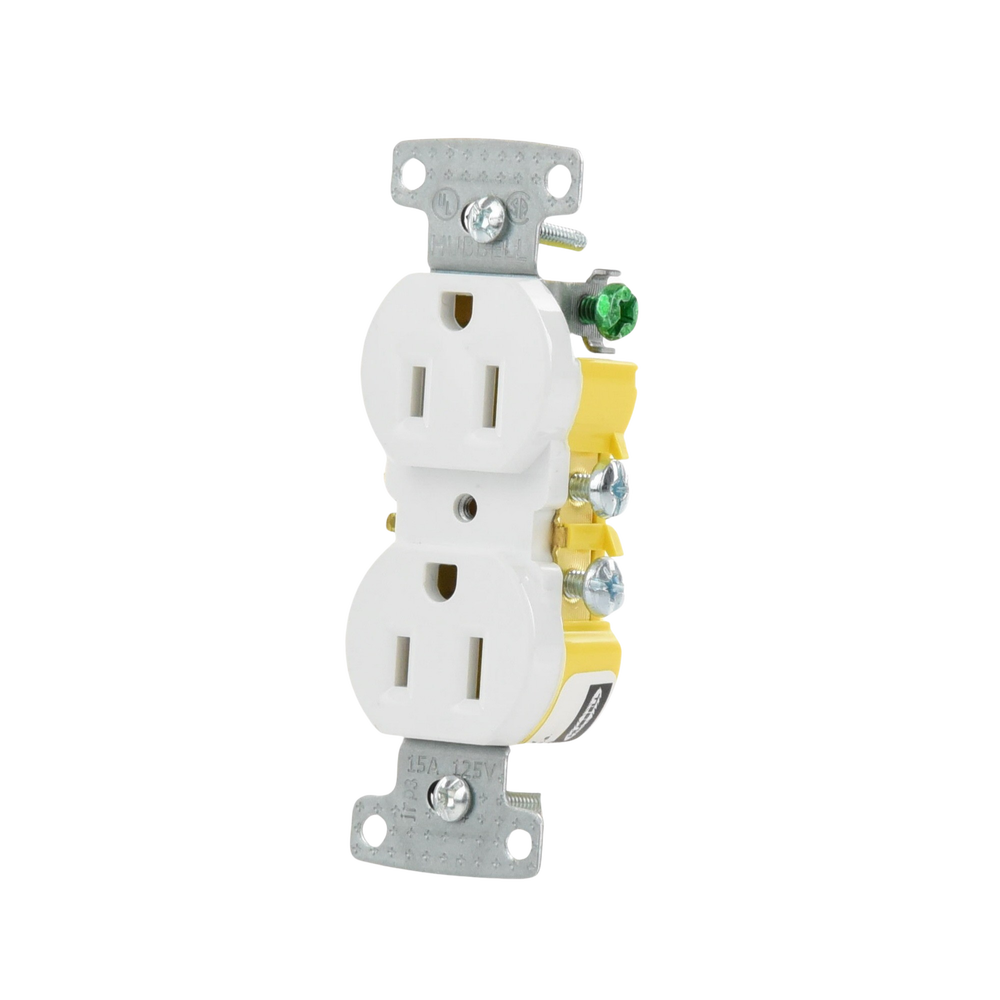 Contacto Duplex 15A 125V/ 2 Polos 3 Hilos/ Nema 5-15R/ Color Blanco. - Image 4