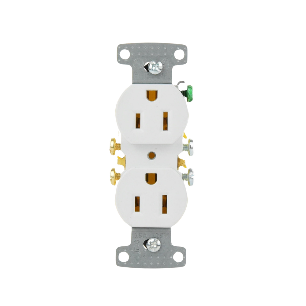 Contacto Duplex 15A 125V/ 2 Polos 3 Hilos/ Nema 5-15R/ Color Blanco. - Image 5