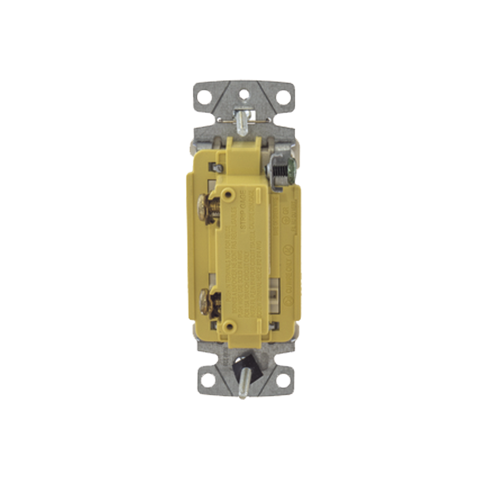 Interruptor Unipolar Residencial 15 A 120-277 V / Cableado Lateral y Trasero / Color Marfil. - Image 5