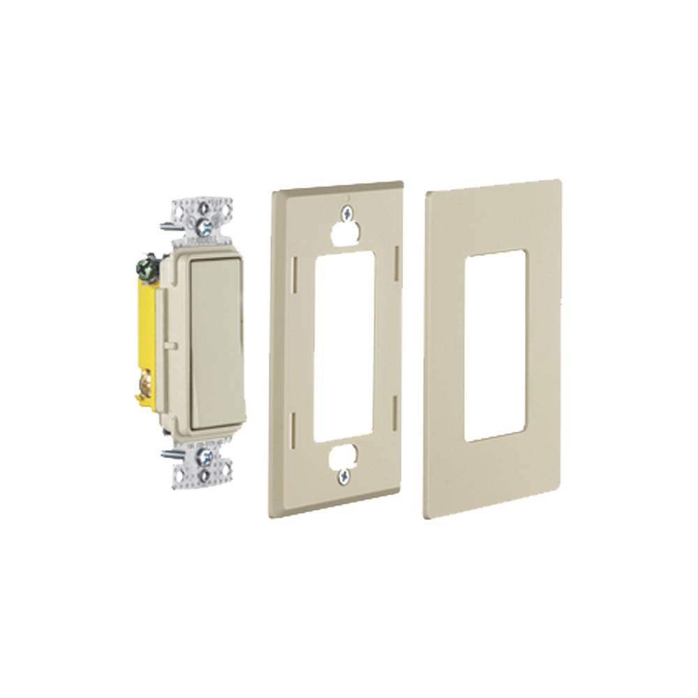 Interruptor Unipolar Residencial 15 A 120-277 V / Cableado Lateral y Trasero / Color Marfil. - Image 6