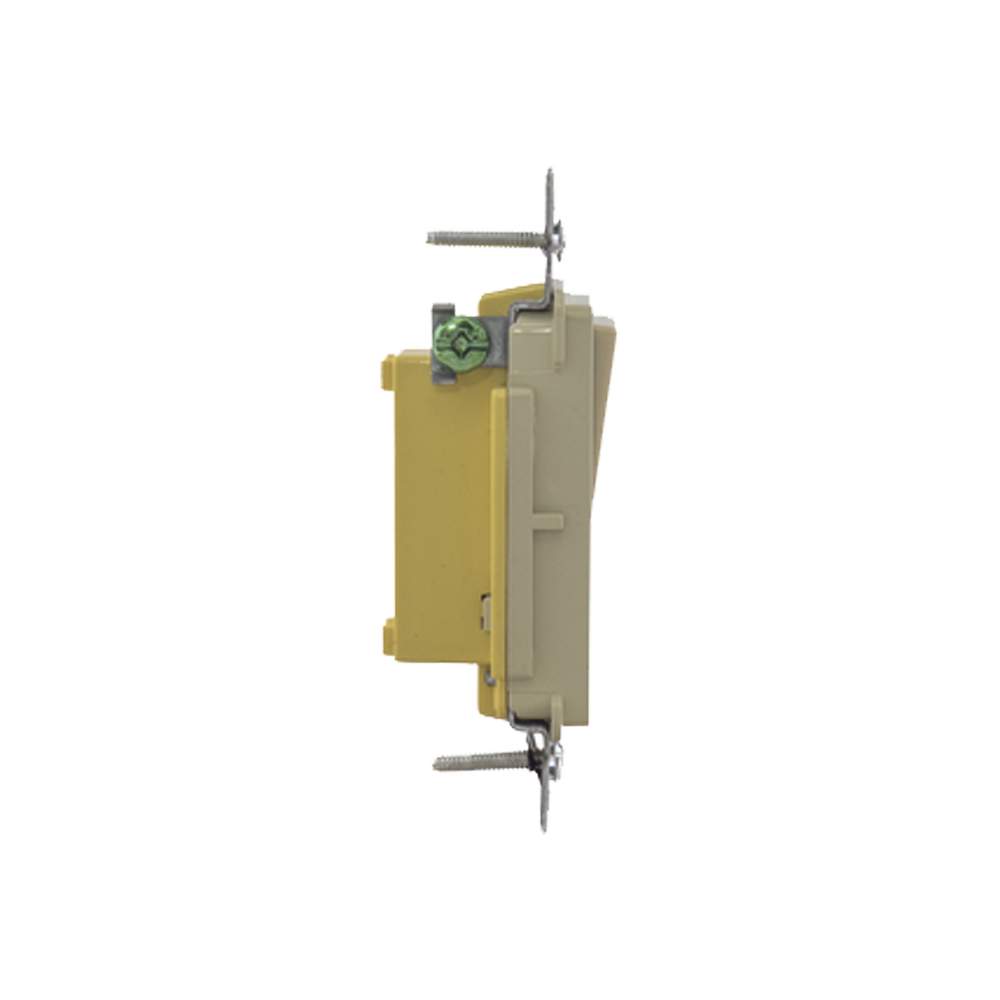 Interruptor Unipolar Residencial 15 A 120-277 V / Cableado Lateral y Trasero / Color Marfil. - Image 7
