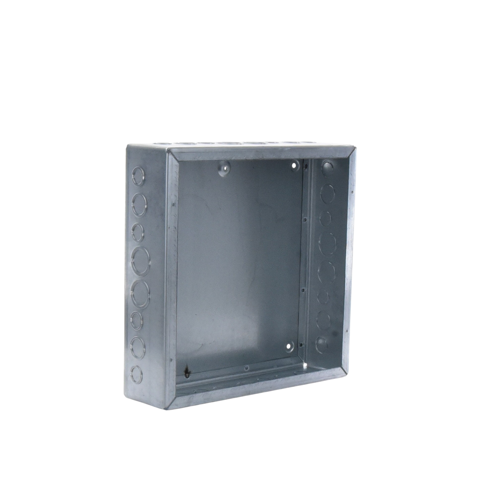 Caja Extra Grande 15"x15"x 4"/ Profundidad 4"/Entradas Laterales - Finales 4 Entradas de 1/2"- 3/4", 2 Entradas de 3/4" - 1" y 2 Entradas de 1"- 1 1/4"/ Incluye tapa / Incluye tapa. - Image 4