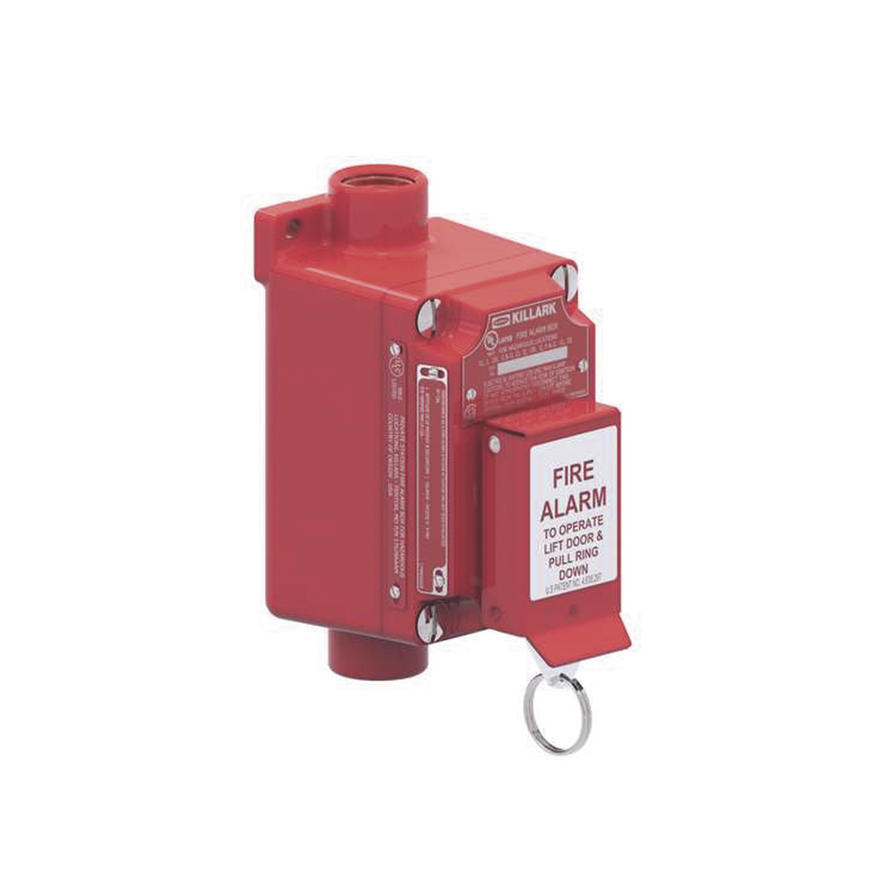 Estación de alarma contra incendios con activación por anillo de tracción / 3/4 pulgadas / 2NO/2NC. - Image 2
