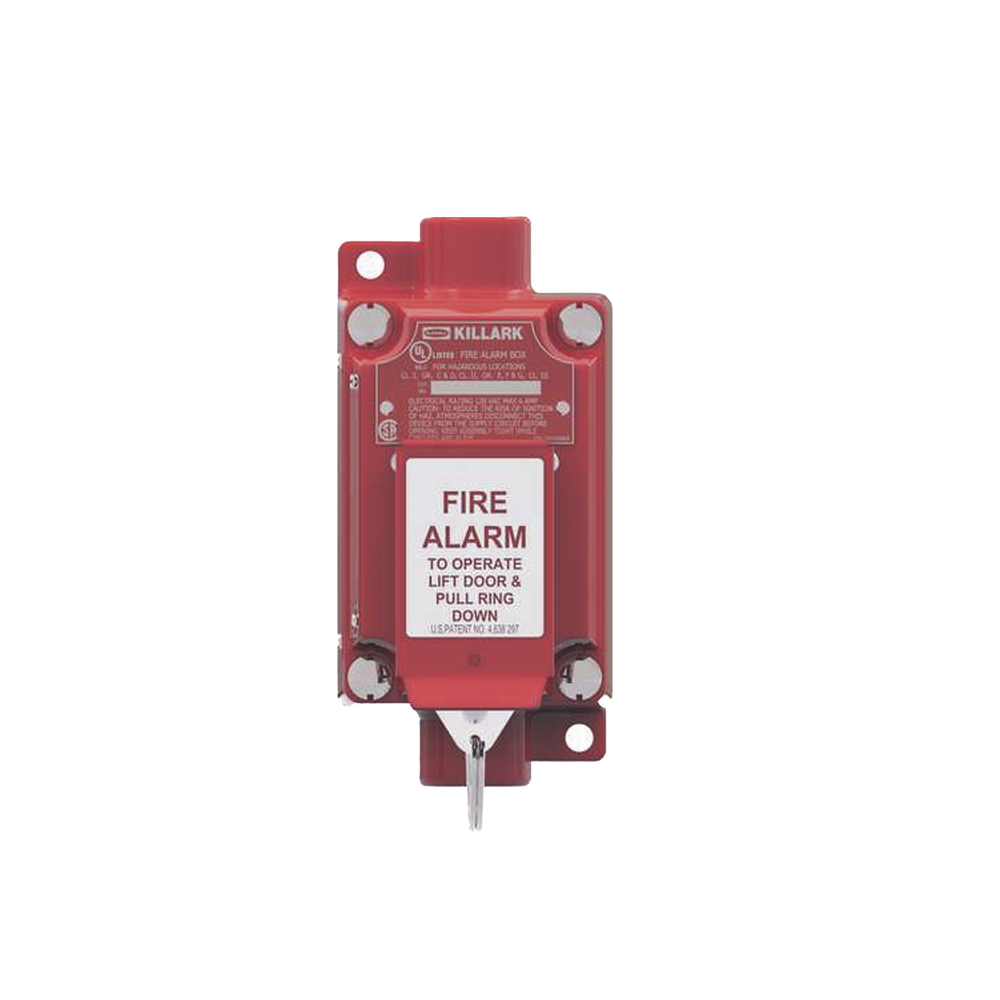 Estación de alarma contra incendios con activación por anillo de tracción / 3/4 pulgadas / 2NO/2NC.