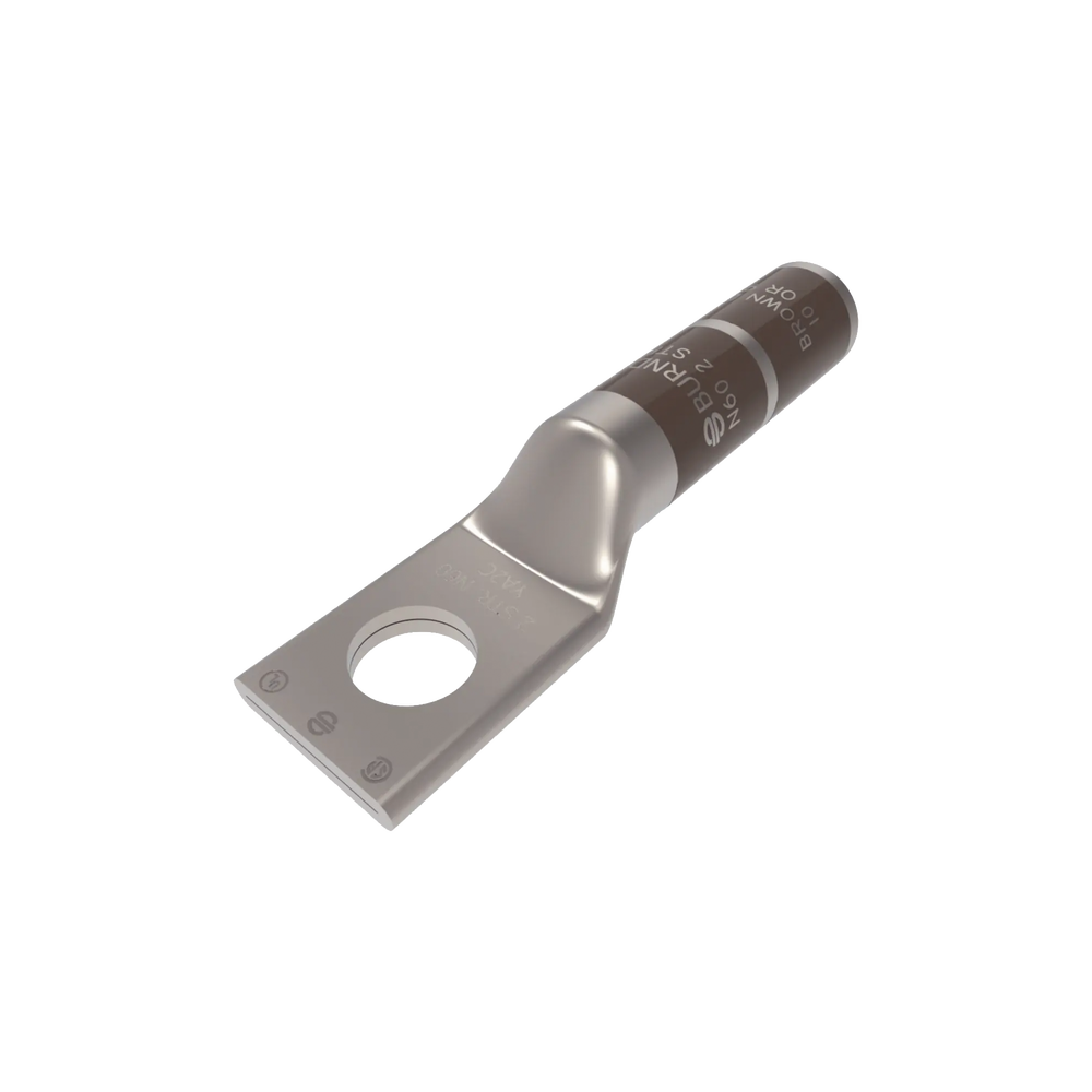 Zapata Terminal de Cañón Largo para Tornillo 5/16" y Calibre 2 AWG.