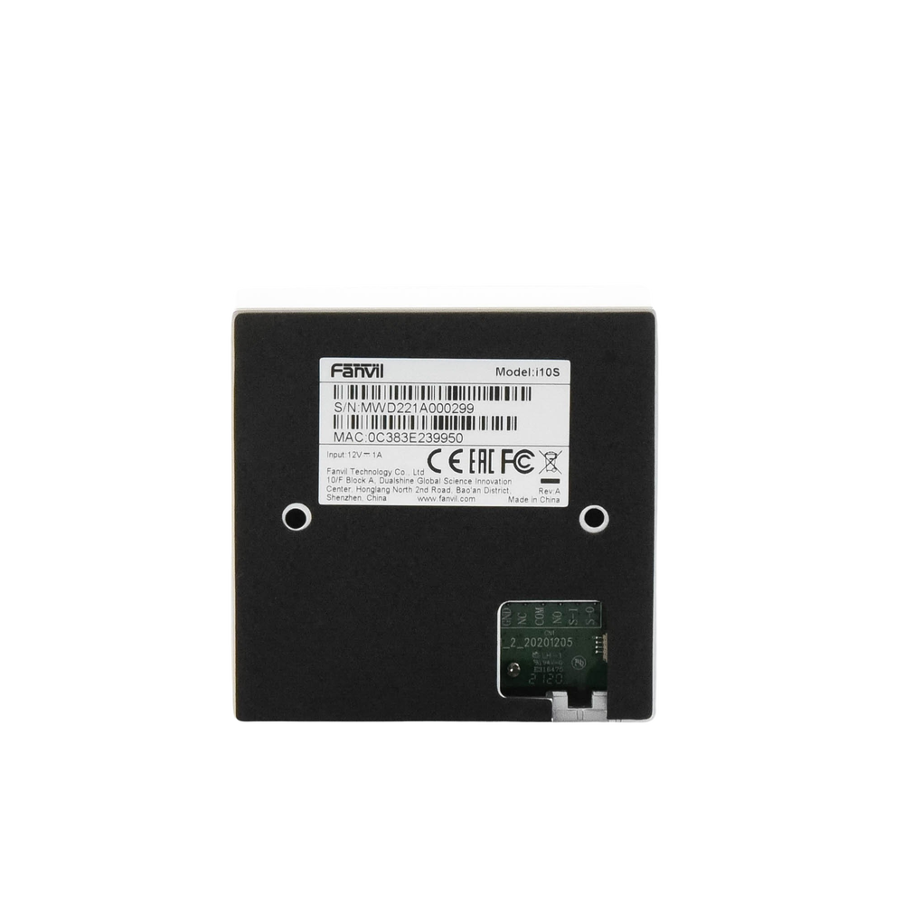 Mini Intercomunicador para hotelería y hospitales, con diseño elegante, PoE, 1 botón, 1 relevador integrado de salida y entrada. - Image 5