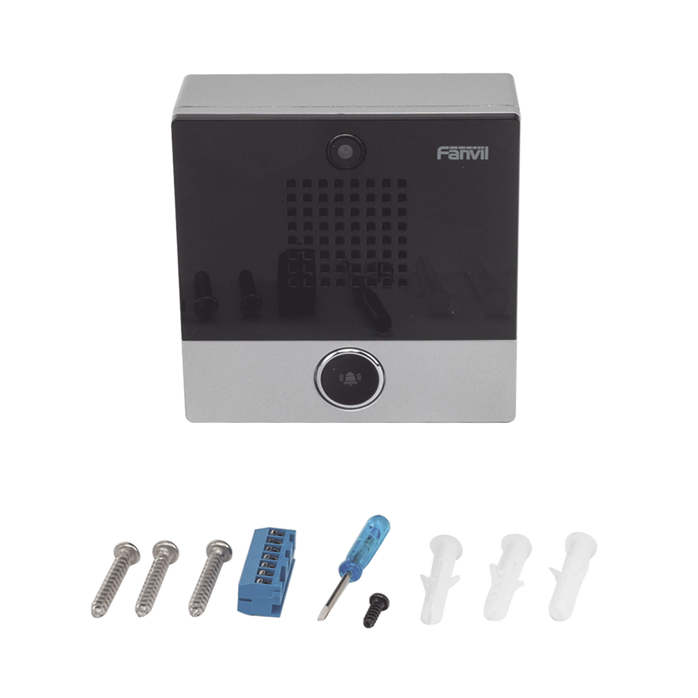 Mini video Intercomunicador para hotelería y hospitales, con diseño elegante, PoE, cámara 1Mpx, 1 botón, 1 relevador integrado de salida y entrada. - Image 7