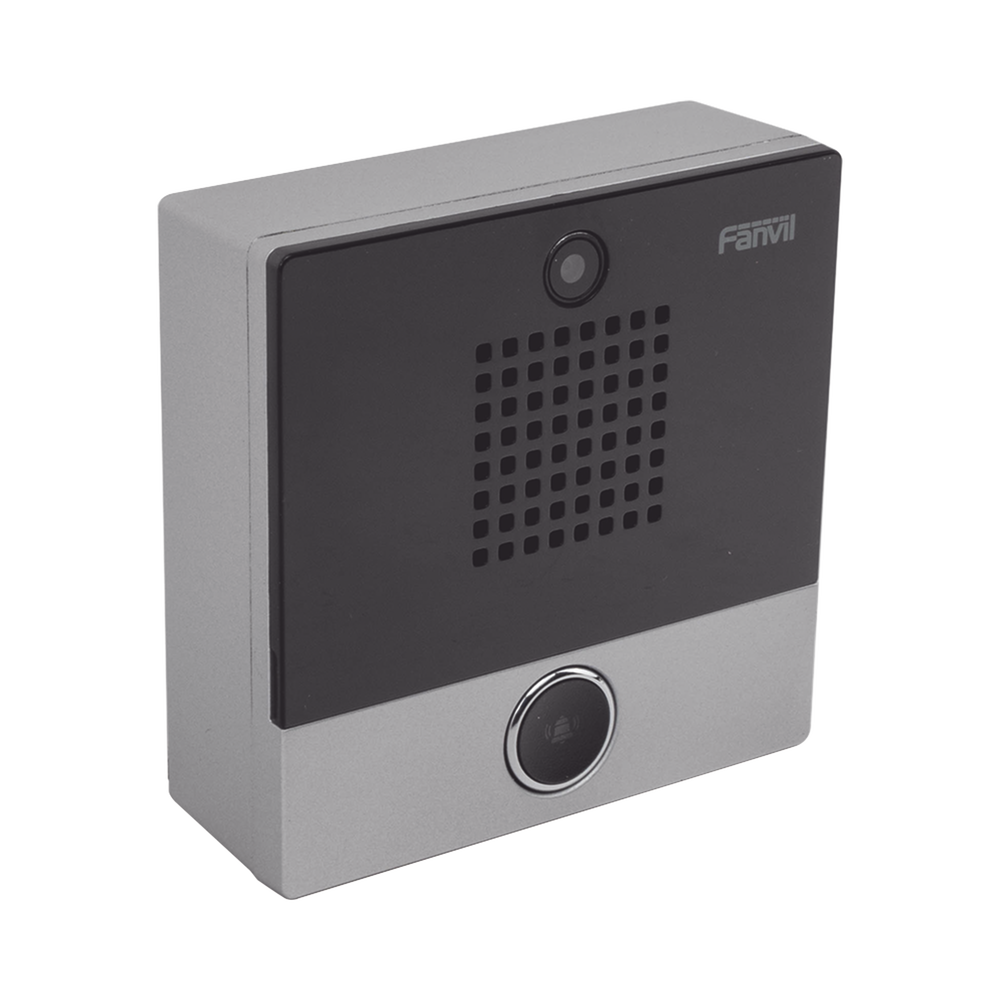 Mini video Intercomunicador para hotelería y hospitales, con diseño elegante, PoE, cámara 1Mpx, 1 botón, 1 relevador integrado de salida y entrada. - Image 4