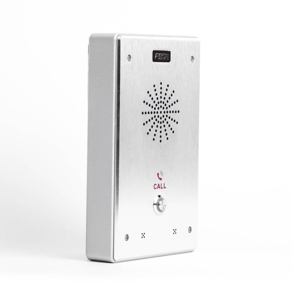 Intercomunicador IP, 2 líneas SIP, 2 relevadores con botón para llamada, anti-vandálico, IP65 e IK10, PoE - Image 3